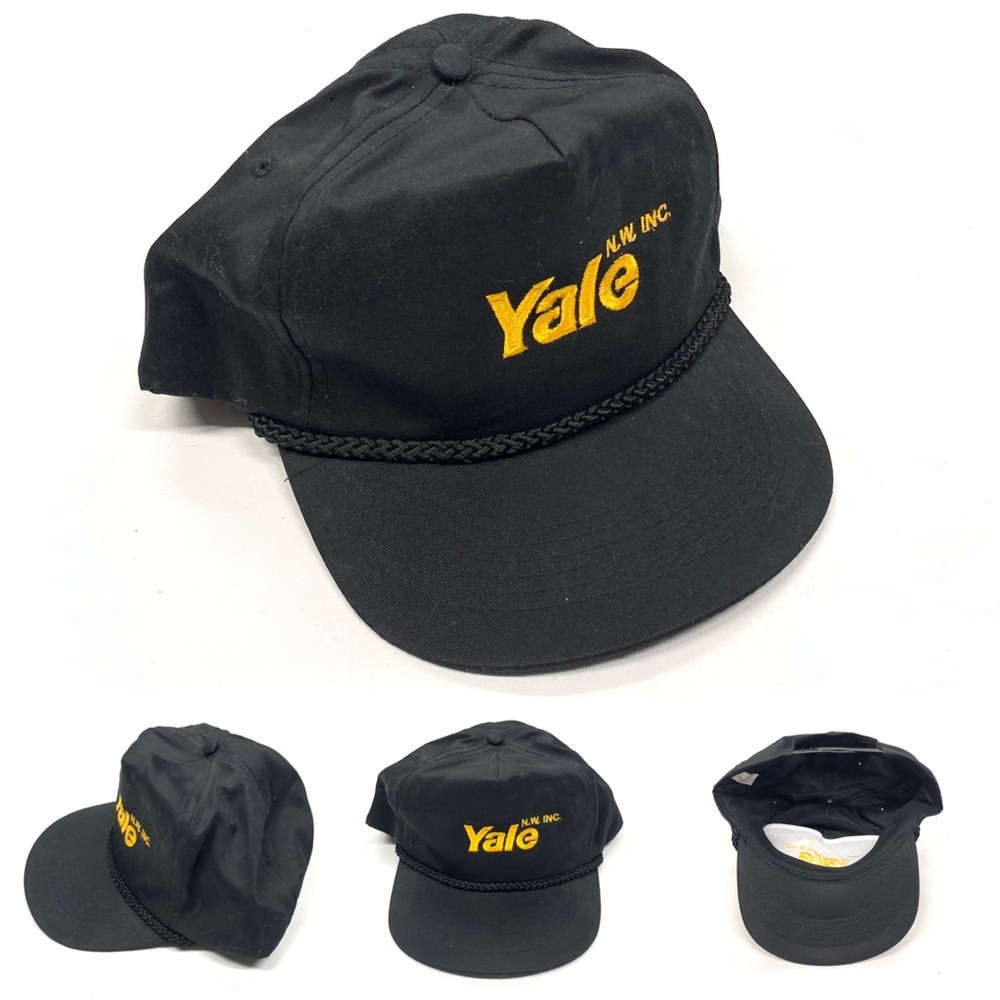 VTG YALE NW Forklift Trucker Hat Strapback 80s